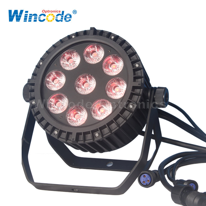 9 × 10 واط 4 في 1 مصباح LED خارجي نحيف
